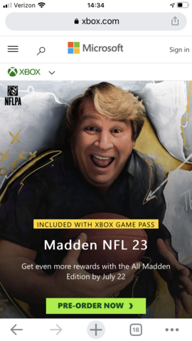 Sorry, Madden NFL 23 is not coming to Game Pass