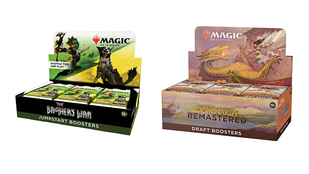 Magic: The Gathering The Brothers' War Jumpstart Booster Box and Dominaria Remastered Draft Booster Box