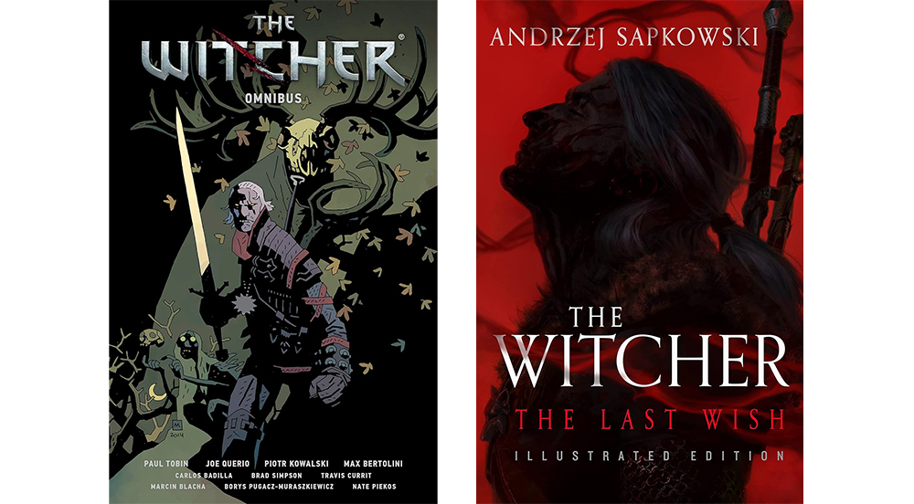 رمان گرافیکی Witcher omnibus Vol.  1 و The Witcher: The Last Wish (جلد اول) نسخه مصور