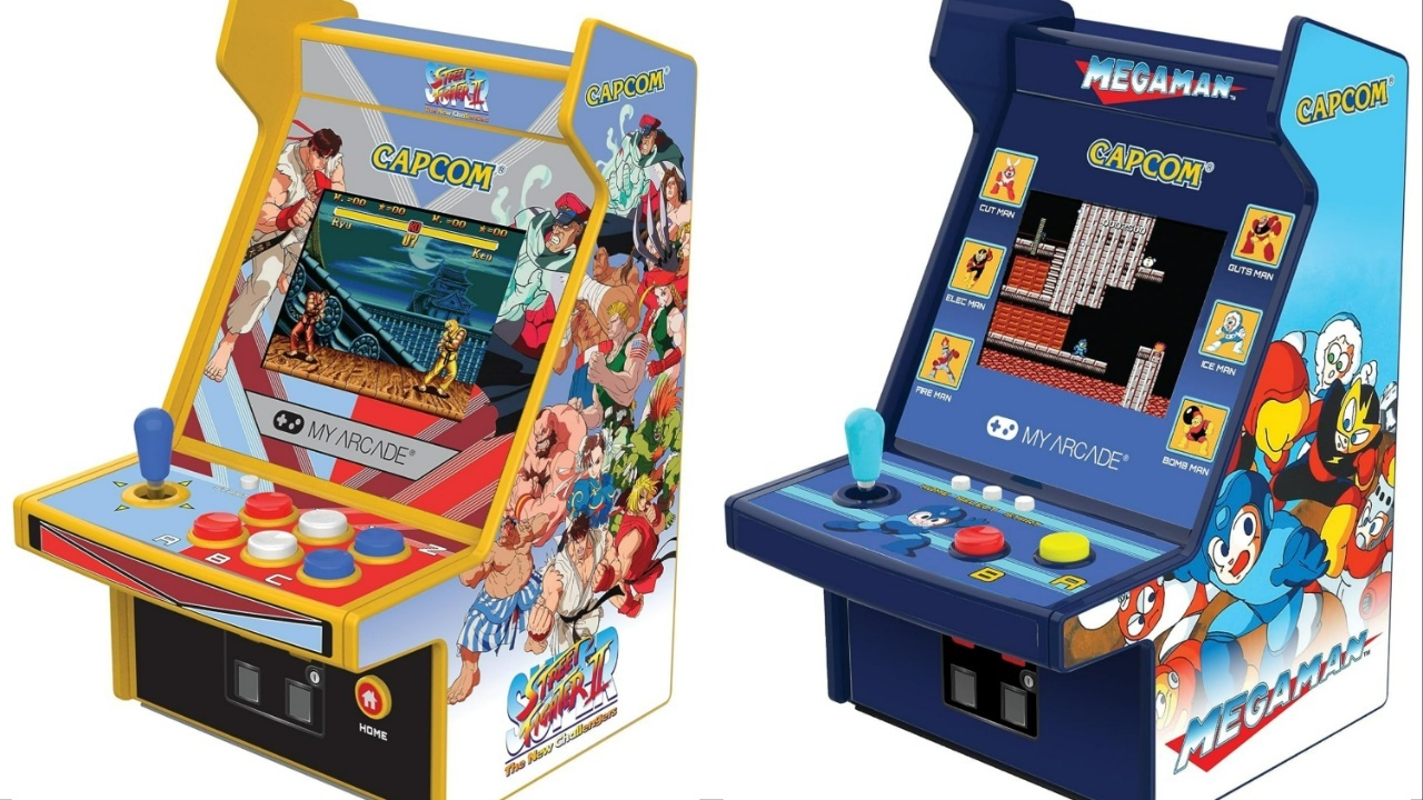These Tiny Capcom Arcade Cabinets Play
