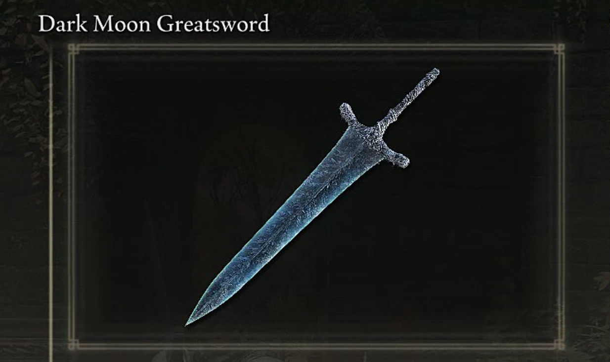 Gran espada de la luna oscura