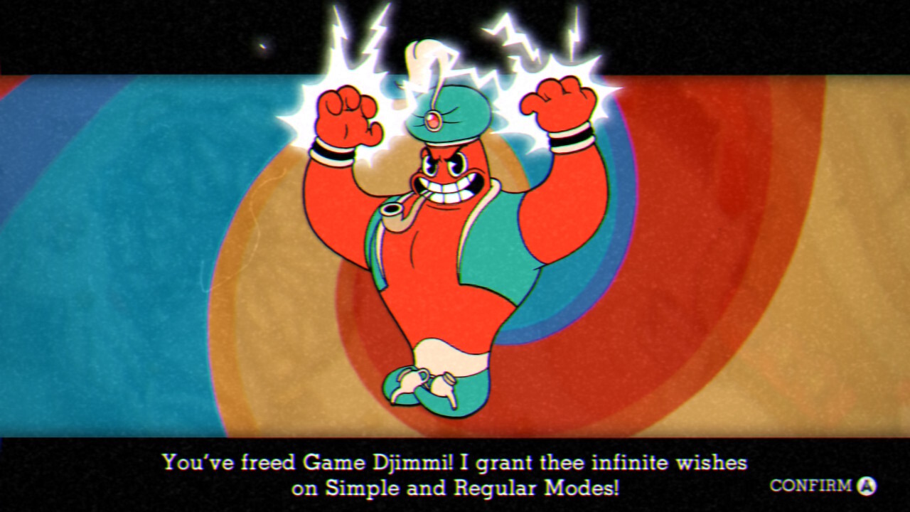 The Djimmi will grant you infinite wishes once you've beaten the game, but only three on your first play through.