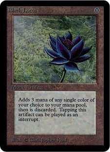 Black Lotus--the rarest, most expensive card in Magic