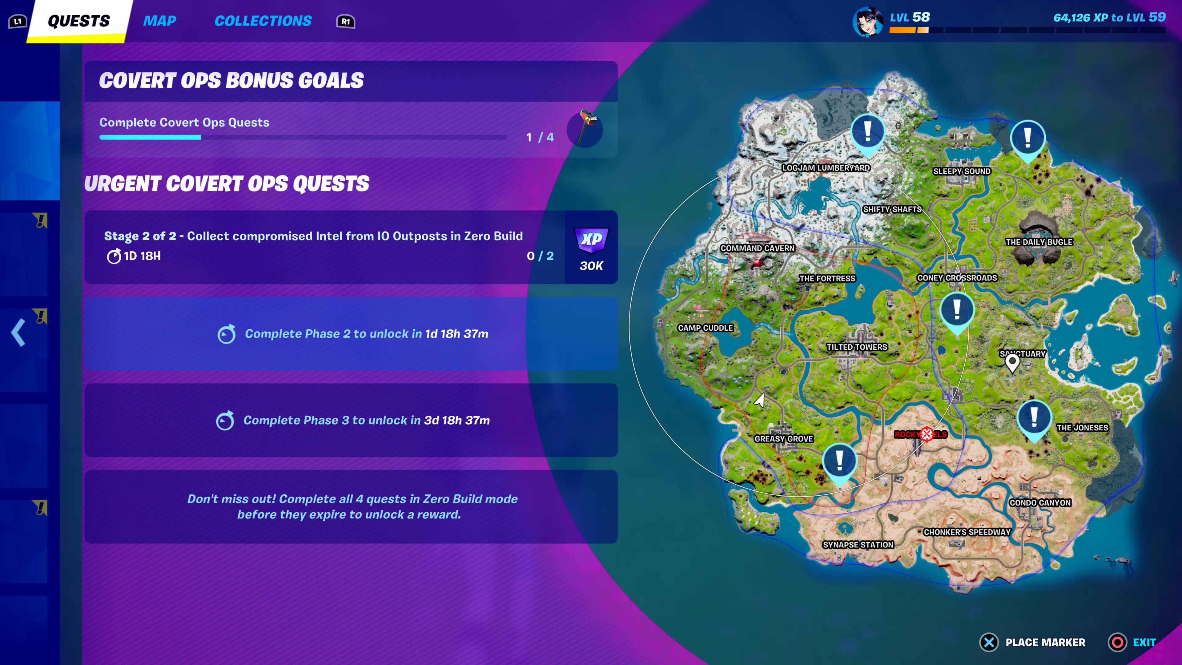 Fortnite Covert Ops Challenge Where To Collect Compromised Intel Gamespot