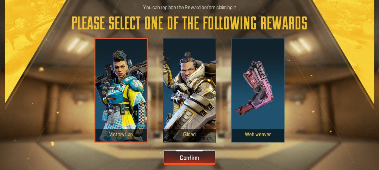 Los jugadores pueden elegir su recompensa final de la misión de regreso.