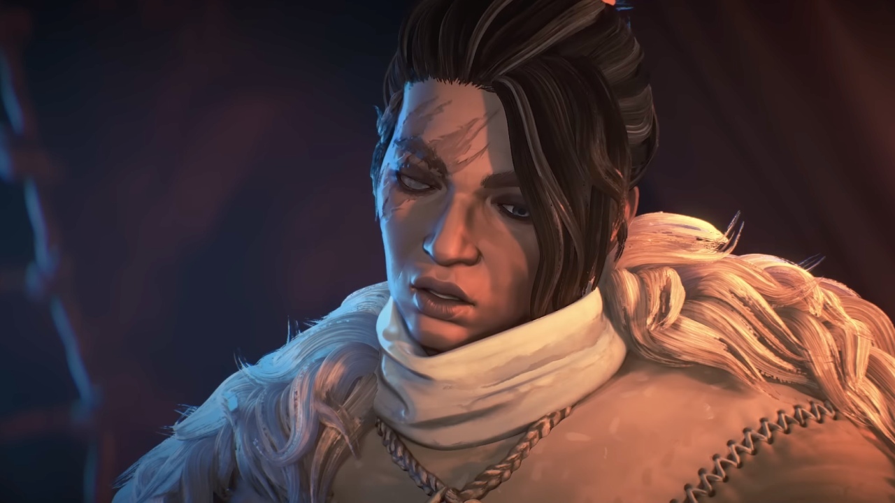 Vantage's mother, Xenia, has a massive scar across her right eye.