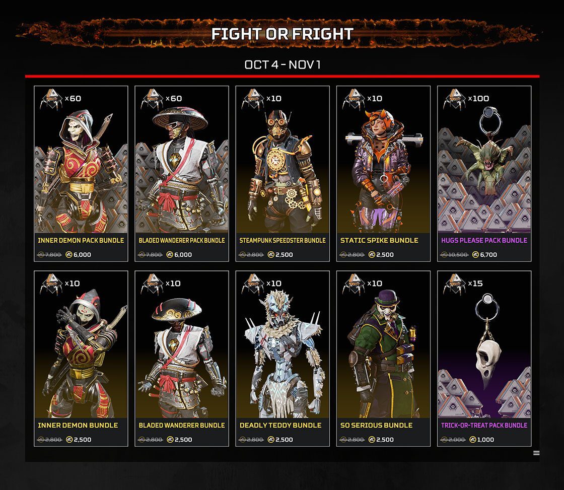 A number of ghoulish recolors will be available for purchase during the event.