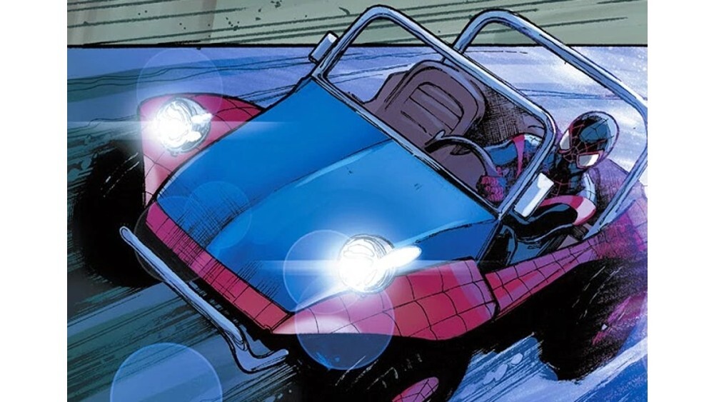 2. Spider-Mobile (Peter Parkedcar)