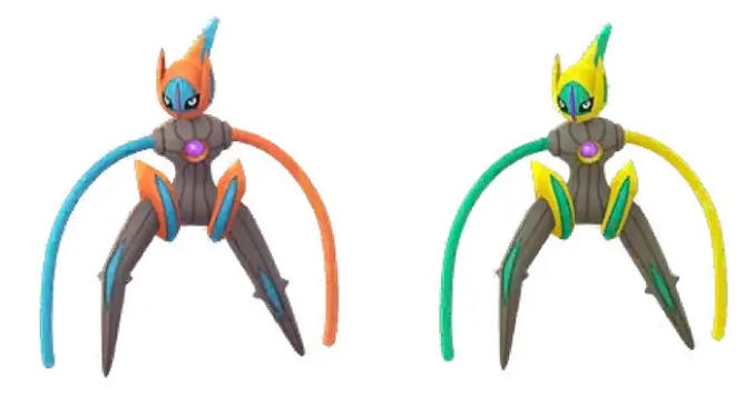 Deoxys Speed forme shiny comparison