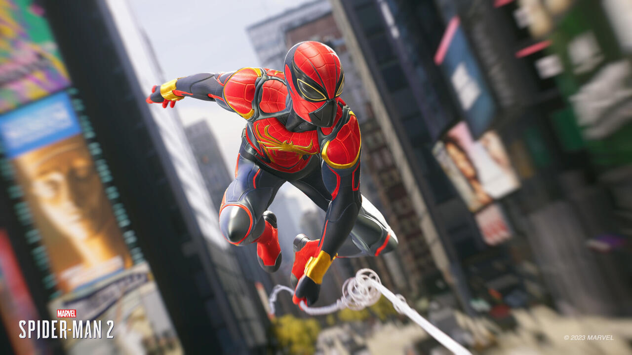 Marvel's Spider-Man 2 Digital Deluxe Edition includes 10 special suits, with five each for Peter Parker and Miles Morales. This image gallery showcases all of the costumes, starting with the Aurantia Suit. 
