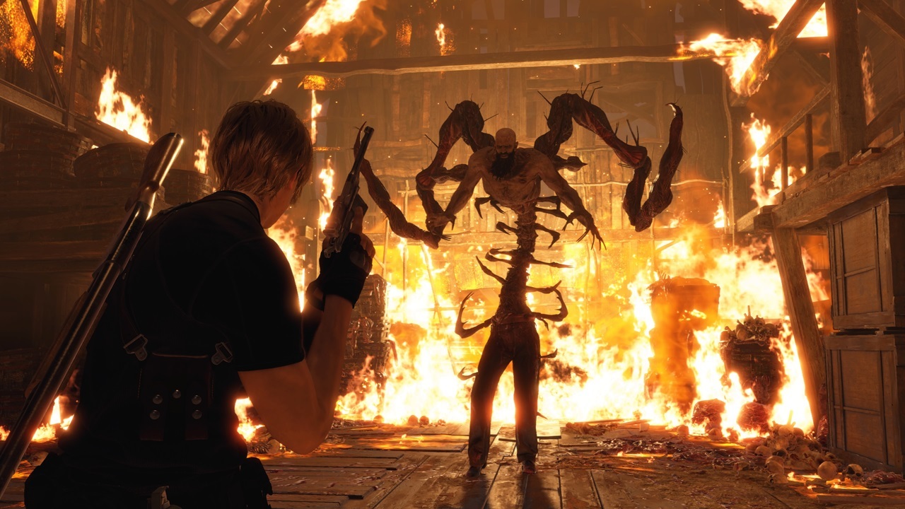 A cultist from hell surrounded by flames. Ain't this an epic sight?