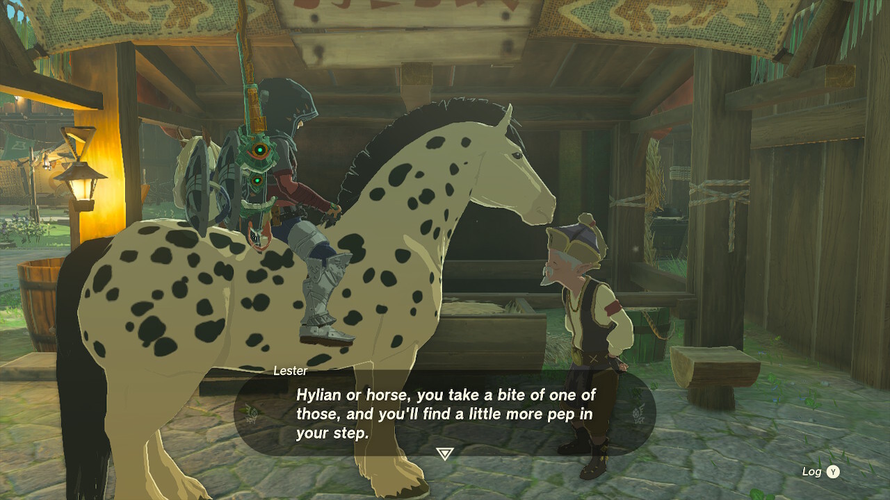 This horse with a Dalmatian/cookies and cream-esque coat can be yours if you complete the side quest.