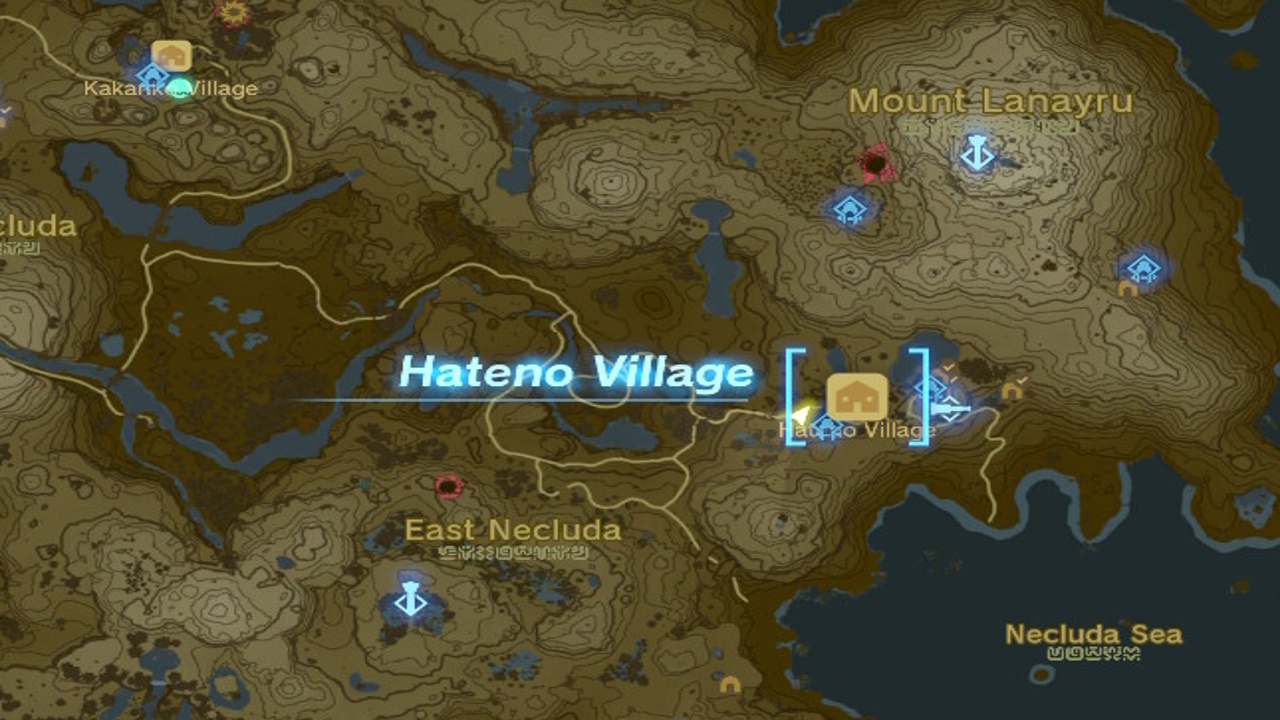 نقشه روستای هاتنو