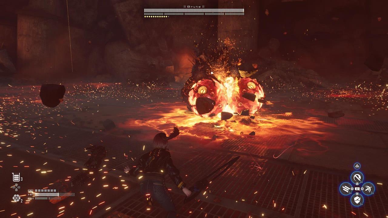 Be ready to avoid the Brute's magma-infused attacks.