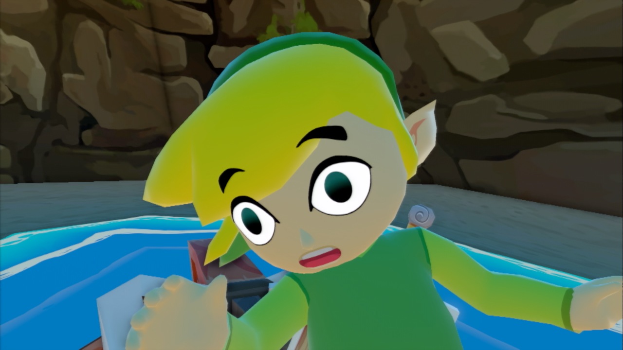 Link goes on an ocean voyage in Wind Waker HD. Click below to see more screens from our top Wii U games.