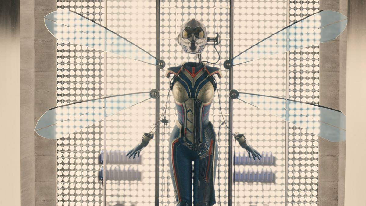 The Wasp suit as shown in the first Ant-Man film.
