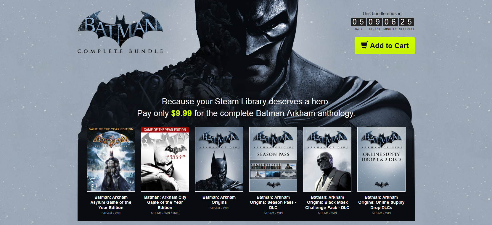 Get All Batman Arkham Games on PC For $10 - GameSpot