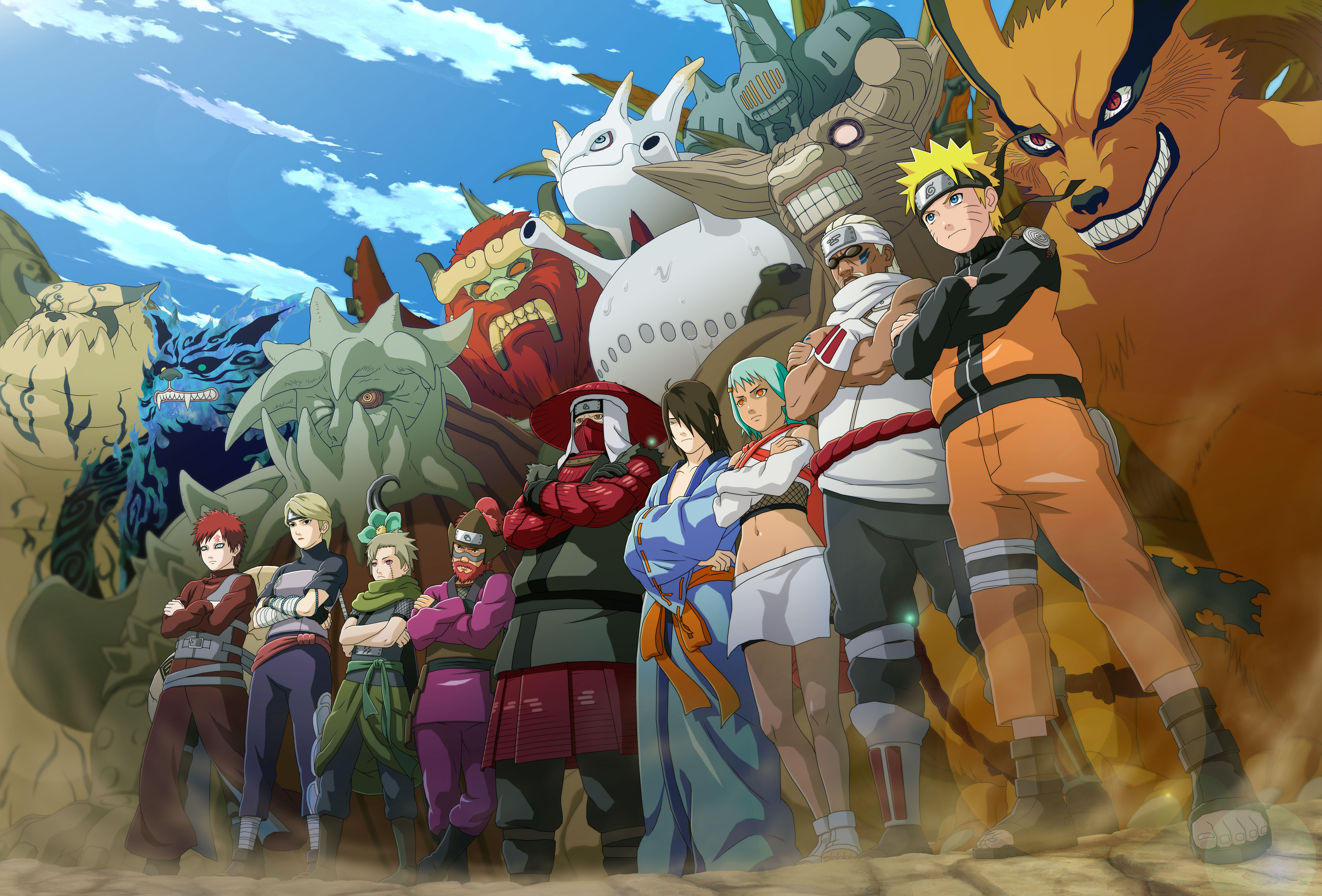 Mobile Version of the official Naruto Online website