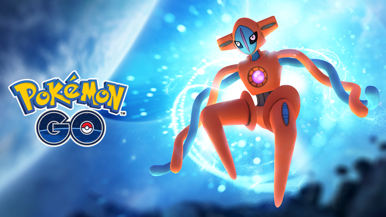 This is but one of Deoxys's four Formes, and all four will be available between now and March 1.