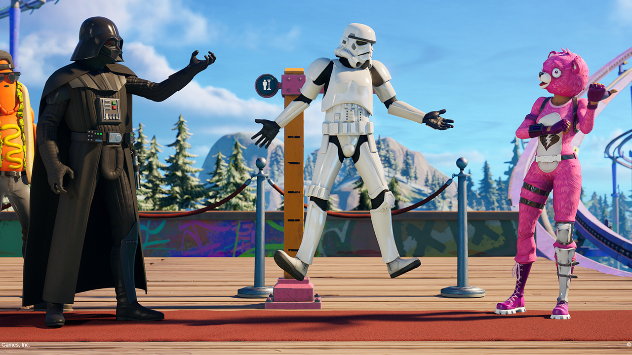 Darth Vader and his Stormtroopers will soon be found around the island.