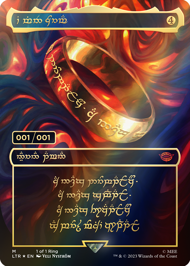 The One Ring · The Lord of the Rings: Tales of Middle-earth (LTR) #246 ·  Scryfall Magic The Gathering Search