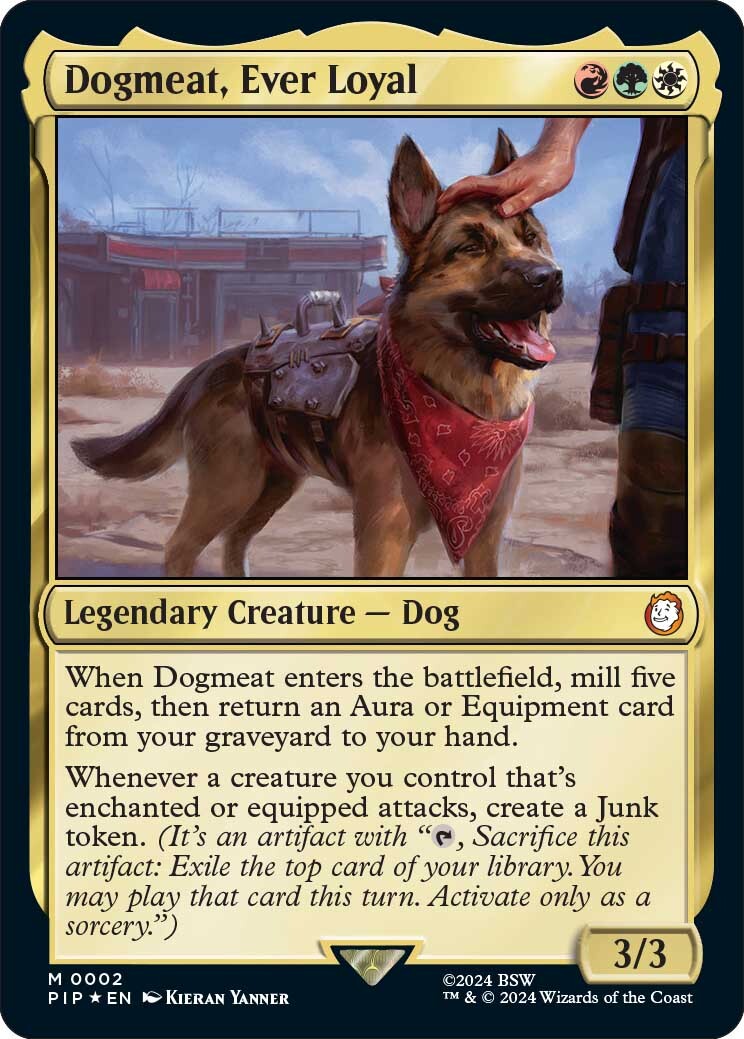 Fallout's First Magic: The Gathering Set Revealed, And Yes, There's A  Dogmeat Card - GameSpot