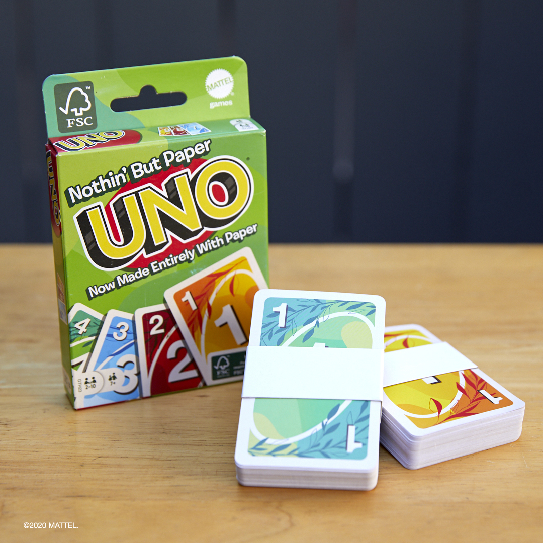 Uno: Nothin' But Paper edition (all images courtesy of Mattel)