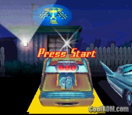 The game's title screen