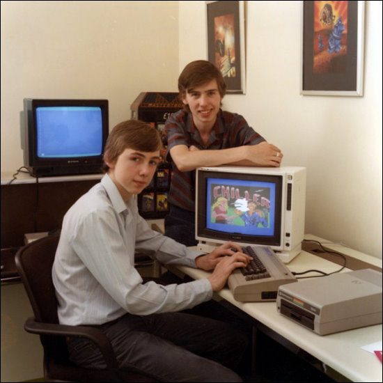 Codemasters founders David and Richard Darling started off programming games for computers like the BBC Micro and Commodore 64.