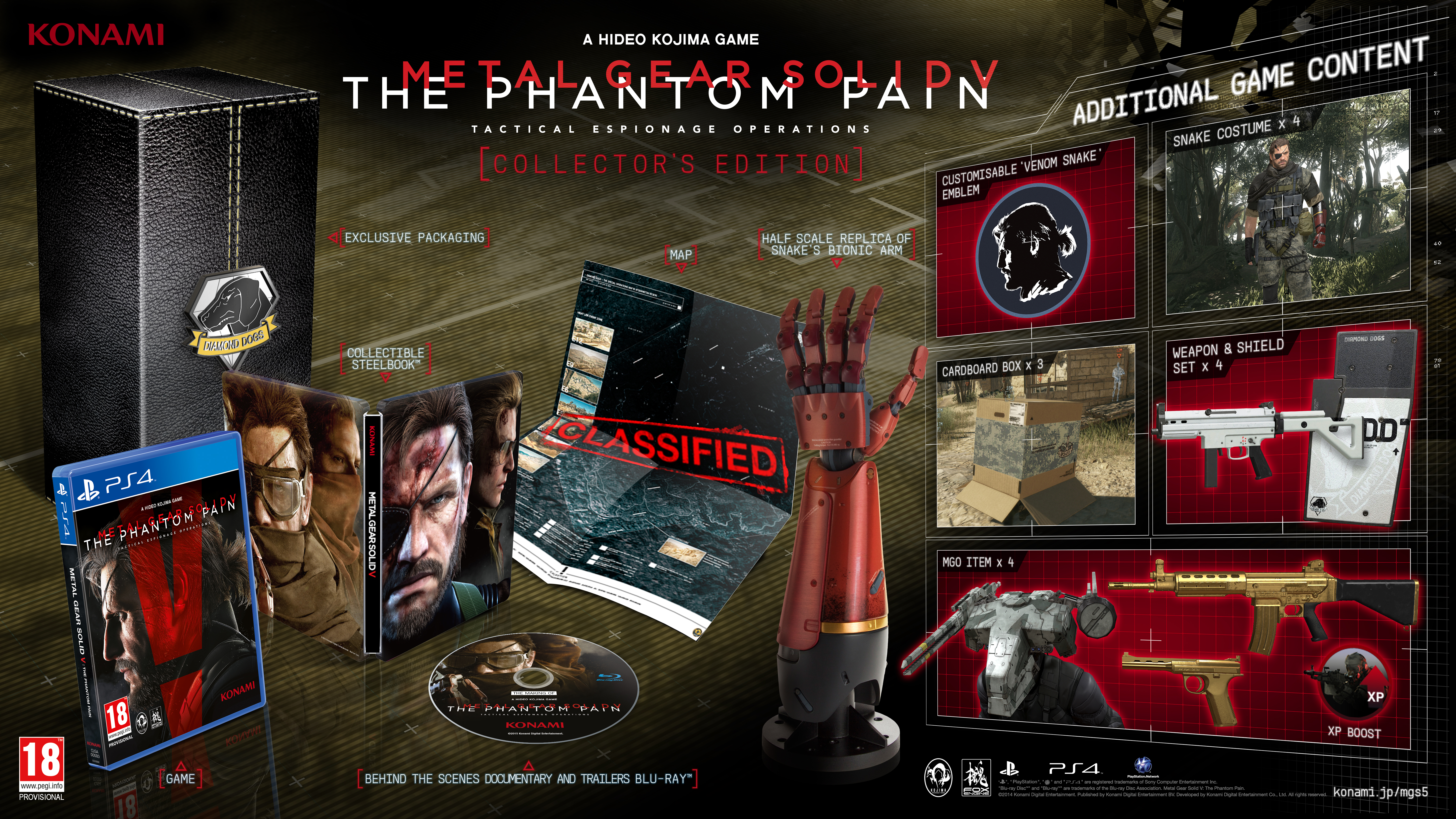 Metal Gear Solid V: The Phantom Pain Day One Edition - PS3 - New, Factory  Seale 83717202769