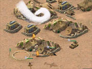 A helicopter crashes over the base as the enemy launches an offensive.