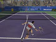 Tiring out your opponent with different shots is key for winning a match.