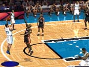 Grant Hill lines up a three pointer.