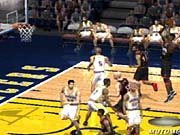 Mutumbo raises up for a jumper in the paint.