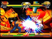 The GameCube port of Capcom vs. SNK 2 is technically sound...