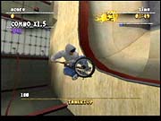 Mat Hoffman 2 is a pretty standard action sports game.