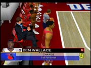 The GameCube version of NBA 2K3 is no slouch in the graphics department.