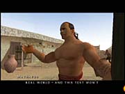 The Scorpion King is a simple brawler based on The Rock's first starring movie role.