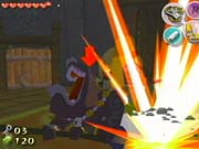 Once enemies are defeated, Link can pick up and use their weapons.