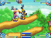 Metabee shoots his opponent in this two-on-two battle.