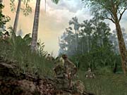 Pacific Theater features some impressively rendered jungle environments whose dense foliage actually provides cover.