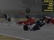 An F1 2002 course can be a very unforgiving place to be.