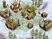 This Norse town under attack could use the Frost god power to recover.