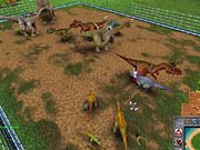 You can have a variety of dinosaurs in a pen, but even more exciting is creating special games for them to play.