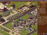 The construction of monuments in Emperor is a gameplay element that harkens back to Pharaoh. 