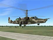 You'll encounter combat choppers, like this Ka-50, as well.