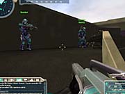 PlanetSide lets you play as a futuristic soldier in a persistent world.