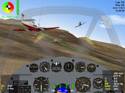 Xtreme Air Racing's cockpit view lets you get up-close and personal with your competitors.