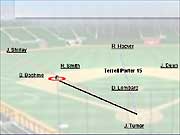 Base hits are tracked graphically when watching games.
