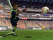 The graphics--particularly the crowds--in FIFA 2003 look gorgeous.